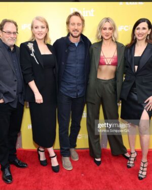 Michaela Watkins Instagram - Last night’s #Paint premiere was maybe the best I’ve ever been to for a variety of reasons. 
1: it was so fun to make because this cast is RIDICULOUSLY funny and talented. 
2: @britmcadams wrote and directed the hell out of it. This is a 12 year process and it’s finally out in the world. 
3: @anniesertich @amyslomo @dvanfang @nickwcollins @fred4all were the BEST dates 
4: lots of @thegroundlings pals peppered in the film and they are as ever- great comedians and great humans. @barahsakers @therealsmedley @scottbeehner @rygaul (and of course @wendimclendoncovey our hysterical costar)
5: I saw the film for the first time in its completion and — ITS GREAT.  One never knows how things will turn out and it’s such a quirky specific little gem IN MY OPINION. 
6: so much of the cast and crew flew out for last night and we got to reunite the family. Special props to @yulitzin our hair dept head, who took a day trip from her job in Florida to be here and did my hair last night. @allie_pearce (cost designer and hottie in the Photo Booth w/ me) @ricardolouison and so many more. Forgive me. 

The only bummer was @ciararenee8 was too busy starring in her play @geffenplayhouse to attend and she was DEEPLY MISSED. (Pictures from set above) and also EXTREMELY MISSED is @lusiastrus who makes me guffaw on and off screen. Genius 

Thank you to this glam team. 
Makeup: @lizlash ride or die
Hair: @yulitzin as mentioned
Styling: the kind and patient @kimmyerin who got me showing more skin than my usual. ❤️

 🙏💕🙏

@smythebrand
@lagencefashion 
@levianjewelry
@nadrijewelry
@mingyuwangnewyork

And shout to PR @lindsayk927 @snappyjro 

Thanks @ifcfilms- in theaters April 6th!