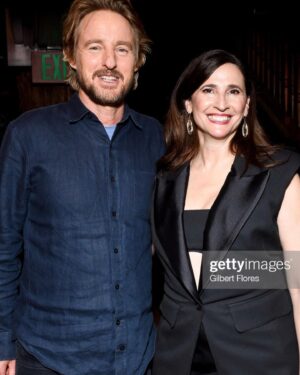 Michaela Watkins Instagram - Last night’s #Paint premiere was maybe the best I’ve ever been to for a variety of reasons. 
1: it was so fun to make because this cast is RIDICULOUSLY funny and talented. 
2: @britmcadams wrote and directed the hell out of it. This is a 12 year process and it’s finally out in the world. 
3: @anniesertich @amyslomo @dvanfang @nickwcollins @fred4all were the BEST dates 
4: lots of @thegroundlings pals peppered in the film and they are as ever- great comedians and great humans. @barahsakers @therealsmedley @scottbeehner @rygaul (and of course @wendimclendoncovey our hysterical costar)
5: I saw the film for the first time in its completion and — ITS GREAT.  One never knows how things will turn out and it’s such a quirky specific little gem IN MY OPINION. 
6: so much of the cast and crew flew out for last night and we got to reunite the family. Special props to @yulitzin our hair dept head, who took a day trip from her job in Florida to be here and did my hair last night. @allie_pearce (cost designer and hottie in the Photo Booth w/ me) @ricardolouison and so many more. Forgive me. 

The only bummer was @ciararenee8 was too busy starring in her play @geffenplayhouse to attend and she was DEEPLY MISSED. (Pictures from set above) and also EXTREMELY MISSED is @lusiastrus who makes me guffaw on and off screen. Genius 

Thank you to this glam team. 
Makeup: @lizlash ride or die
Hair: @yulitzin as mentioned
Styling: the kind and patient @kimmyerin who got me showing more skin than my usual. ❤️

 🙏💕🙏

@smythebrand
@lagencefashion 
@levianjewelry
@nadrijewelry
@mingyuwangnewyork

And shout to PR @lindsayk927 @snappyjro 

Thanks @ifcfilms- in theaters April 6th!