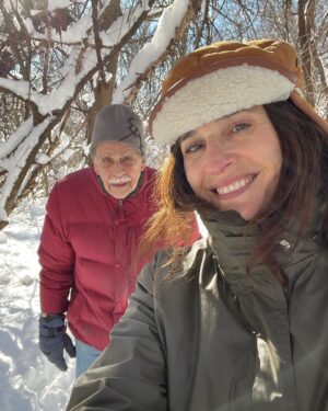 Michaela Watkins Instagram - Ok here we go. My dear ‘ol dad died suddenly last Tuesday. 

He was a brilliant mathematician, witty, stern, an avid outdoorsman, disciplined musician, lover of language, travel, his children his 2nd wife Brenda and her son , the grand kids (and as of a week before he died - his first GREAT GRANDSON) and all on the tightest budget he would allow himself to indulge. He was born on Passover and died on Passover. He was a practicing Jew and yet we both agreed on our disdain of Netanyahu and we both agreed on our love of hiking camping canoeing swimming arguing politics reading math games theater classical music and playing duets with me on piano and him on oboe and trombone. He was a unique guy who made us the oddballs we sorta are. 

He will be so missed by my sisters and me and especially by his wife Brenda whom he adored for 35ish years. 

He died abruptly and while jarring to us, it passed mercifully quick for him—doing what he loved. Walking on his favorite trail in Syracuse with his best friend, my sister, Sarah. A lover of birds and the symphony, donations if you felt like it could be made here: Audobon Society - New York, https://ny.audubon.org/ or The Syracuse Orchestra, https://syracuseorchestra.org/
Please leave Memories and Condolences on syracuse. com/obits