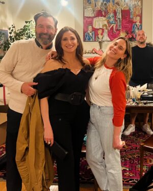 Michaela Watkins Instagram - Last night was lotsa fun for a change of vibes. Thanks @mptf and all the money raised to help those in our tough industry. And thanks for making me look sooooo sophisticated and not like a shlumpy blumpy, @lizlash - makeup/hair extraordinaire. All while little Poppy needed to go potty! 😂

@fred4all looking handsome as holyhell 
Jim and @yesmichellenoh look FOINE. and as always, @abigailspencer. ❤️❤️