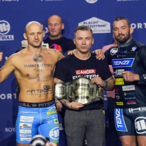 Michał Materla Instagram - Yesterday we had beautiful moments but today is the time for the fight 👊
@pawel.pawlak.mma vs @michal_materla 

More info about this special action find on ➡️ @fundacja_cancerfighters