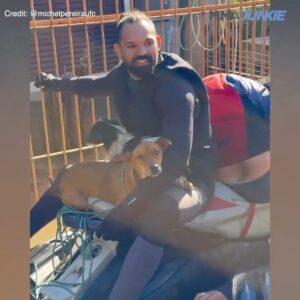 Michel Pereira Instagram - Michel Pereira assisted in rescue efforts after massive floods in Brazil, helping multiple people and stranded dogs 👏🥹