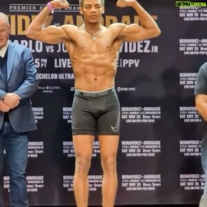 Michel Rivera Instagram - Tomorrow is fight day on @showtimeboxing @premierboxing 
God let’s everybody thanks for the support 🔥🪓🐝🦋 🍿 🎥 📸