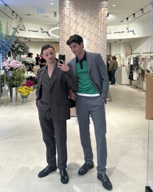 Michelangelo Vizzini Instagram - last night discovering the new @liujo store in Naples #adv @liujouomo