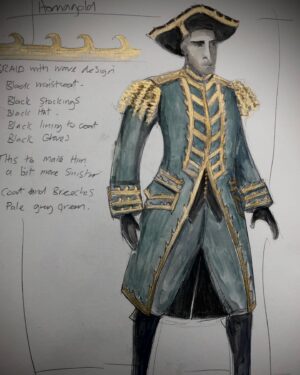 Michele Clapton Instagram - My drawings and ideas for the costumes on The Sea Beast.. my first involvement in an animation Film.. so different from my usual design process, I didn’t have a workroom to help realise the ideas which is where often ideas grow.. The designs here had to be more complete on paper..