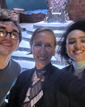 Michele Clapton Instagram - I had the joy of visiting the new Game of Thrones exhibition centre in Northern Ireland last week. Met up with old friends both people and costumes! An amazing experience, it’s a truly wonderful experience, I was blown away.. #gotstudiotour