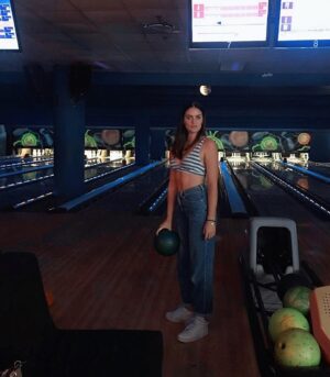 Michelle Allen Instagram - Won both rounds cause I’m competitive AF. But also a deep side note: went to a club called Origin this night and let me tell you that place is weeeirrd!! Everything about the layout is designed to get you stuck in a loop of staying in the party... it’s super disorienting. Let that sink in for next time you spend hours in a place and don’t even know why or how. That’s how they get you to spend money... Send you into a time warp.