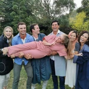 Michelle Ang Instagram - Hitting that sweet spot of jilted but non-vengeful other woman 😅 DESTINATION LOVE: Lean in for a cute rom-com set in New Zealand, with some gorge local talent. Helmed by directress @laydeeaidee  On TV1 On demand @tvnz.official  WARNING: something happened to the pitch of our voices, I’m not that much of a chipmunk I swear 🤣🤣🤣