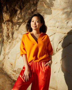 Michelle Ang Instagram - I gotta thing for knit polos ☄️ Much love for the 📸: @gretavanderstar 😘😘