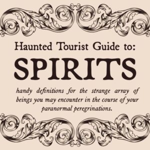 Michelle Belanger Instagram - My last publication of 2023 is the start of a project for the #NewYear 

In 2024 I’ll celebrate #Zine15 by publishing a new #zine on the 15th of every month - a different topic every time. 

And I’m kicking it off with the HAUNTED TOURIST GUIDE TO SPIRITS - concise definitions of a variety of spirits one might encounter in the field with illustrations by @princessfrick 

Use it as a reference on your next investigation or as inspiration for your next spooky story. It makes a fun game prop, too!

Find the Haunted Tourist Guide on my @itchiogames account Darkheart Games 👻 #paranormal #zines #zinester #spooky #ghosts #gaming #folklore
