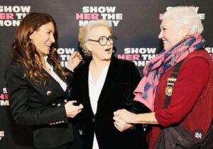 Michelle Clunie Instagram - SHOW HER THE MONEY is a must see documentary! It is produced by my dear friend and fellow QAF Alumni, Sharon Gless. It stars my other dear friend, Dawn LaFreeda. Dawn is a business baddy who went from waitressing at Denny’s, saving her tips, opening her first Dennys, to owning the most Denny’s restaurants and the most restaurants of any person in America. We all turn to Dawn for advice. She was the leader. The first time she tried to set up her corporate accounts at a bank, they were confused what a woman was doing in business and literally would not take her money. This was years ago. Last night was a great night with the LA premiere in Santa Monica. The QnA after was filled with female founders, starting up businesses, boot strap style,  and finding their way to investors. Only 2% of the investing funds available in America go towards female founders and yet they are the future. Their businesses thrive because they have always had to do a lot with a little. The future is female founders and the men and women who support them. If you’re a woman starting up a business there are investors out there who are looking for you. Watch this documentary!! Loved hanging out with Sharon and Tyne Daley on the red carpet. I’ve worked with both actresses and love them both. Go female founders!!! And when you get someplace and become a unicorn company, put your money back in and invest in other female founder companies. 💕✌️💕 photo credit: Todd Williamson @sharonglessreal @dawnlafreeda #femalefounderthemovement