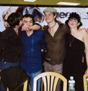 Michelle Clunie Instagram - Detroit baby, 2003. Autograph signing with the gang. I have always loved Detroit; the people, the music, the food and the energy. ❤️💪❤️