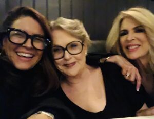 Michelle Clunie Instagram - Nothing will feed your soul more than dinner with two badass women accompanied with neverending, bubbling conversation. I love you Sharon Gless and Dawn LaFreeda. I feel like a made women, 😂❤️😂 @dawnlafreeda @sharonglessreal