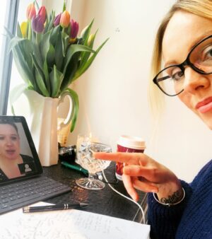 Michelle Dewberry Instagram - Up and at ‘em today...Online and doing my study all day. Distance learning today instead of in the classroom, for obvious reasons... .
.
.
.
.
.

#sundaysessions #sundaystudy #passion #development #learning #growth #coaching #education #qualification #transformation #motivation #inspiration #support #guidance #zoom