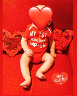 Michelle Dewberry Instagram - First Valentines with the love of my life ❤️
.
.
.
.
.
.
.
.
.
.
.
.
.
.
.
.
#valentines #valentinesday #babysfirstvalentinesday #truelove #myboy #loved #31weeker #preemiestrong #babyboy #growingtooquick #blessed #grateful #mumlife