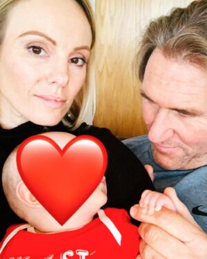 Michelle Dewberry Instagram - First Valentines with the love of my life ❤️
.
.
.
.
.
.
.
.
.
.
.
.
.
.
.
.
#valentines #valentinesday #babysfirstvalentinesday #truelove #myboy #loved #31weeker #preemiestrong #babyboy #growingtooquick #blessed #grateful #mumlife