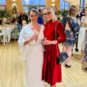 Michelle Dewberry Instagram - Congratulations to one of my oldest and dearest friends @katie_wallis1 
.
.
We’ve known each other since v early night school days when basically she was waaay smarter than me and got great grades while all I wanted to do was mess around or go and drink alcohol. Sadly, decades on, not much has changed 🤣🤦🏼‍♀️

Love you Katie x
.
.
#oldfriends #newchapters #christmaswedding