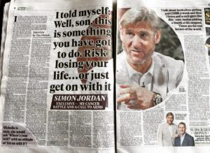 Michelle Dewberry Instagram - VERY proud of Simon for sharing his cancer story (especially because he is normally a very private man). He shared because he truly wants to help inspire other men to go and get checked - no shame and no embarrassment. 
.
.
Thanks to detection and then significant surgery, Simon lives on to annoy me another day (😜) and our little boy still has his Daddy…Get checked guys. 
.
.

His story has reached over 10 MILLION people and I know he has helped to save lives. Read it here ⬇️
.

Story: https://www.dailymail.co.uk/sport/football/article-12397429/Simon-Jordan-surgeon-speak-cancer-battle.html
.
Video: https://twitter.com/talksport/status/1688847371327963136?s=46&t=_qrzKio-s0iywIFgP8parA

#fuckcancer #prostatecancerawareness #prostatecancer