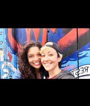 Michelle Haro Instagram - Now that Alicia and I have a wedding anniversary, our “we realized we love each other very much” anniversary seems secondary. But still, I celebrate her. She is not only my wife but my business partner. We work side by side every day! Anyhow, happy anniversary @aliciaroca7 - you are EVERYTHING! 

Oh, and the first pic is from our very first time auditioning together as a couple ☺️❤️🎉