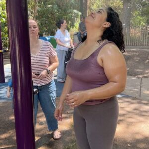Michelle Haro Instagram - To this curious woman,
My wife.
A woman who takes us to the spider pavilion and tells me we will have a pet tarantula one day.
To the woman who works out just as hard as I do.
To the woman who doesn’t mind getting wet, dirty, sweaty, or uncomfortable when life calls for it.
To the woman who seeks adventure; festivals, farms, museums, gardens, camping, fishing, hiking, cave exploring, swimming, playing at every park, long walks for hours to nowhere in particular, trying every untraditional hole-in-the-wall food spot, family baking projects, and working even harder than we play.
To the woman who will also rest with me, laying on the couch binging all the shows we hadn’t had the time to watch while massaging each other’s feet. When she’s truly in need of rest, I put on true crime and she’ll cuddle up to me, quickly falling asleep. The family calls it her “true crime nap.”
To the woman who created these beautiful babies. Both of them so loving, caring, and thriving. Every day with them is a joyous blessing. How lucky I am to watch them grow and help them any way I can along their journey.
Today marks one year of union with my wife, although I swear we’ve crossed paths many times over millions of years and several lifetimes. But on this trip I say,
Happy 1st Anniversary, Alicia.