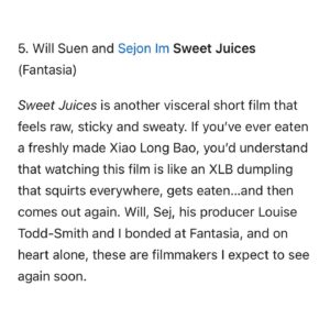 Michelle Krusiec Instagram - 2023 was a year in construction. Just building, building, building. Film festivals are where I spent much of my time this past year and I decided to do a little recap. I realize all these filmmakers together make one giant artistic superhero! @vhopeful @mxlauramoss @brendanboom508 @lovechac @saintkenneth @dalee307 @sejon.im @suen_will 
🦸🏽🦹🏽‍♂️
Wishing everyone a SAFE and MEANINGFUL start to 2024. Go slow. Burn bright. ☮️❤️✨ full article in LinkedIn. Click bio. #fantasticfive #filmfestivals #filmmakers