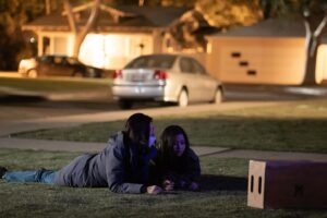 Michelle Krusiec Instagram - Gregory Crewdson was one photographer DP @cristina_dunlap and I talked about for creating the look of BITE. Cristina did a beautiful job in this night look. Since we shot during the HEIGHT of the pandemic while I was in the @americanfilminstitute Directing Workshop for Women - suffice it to say - this was an ambitious as F project. The film climax took place at night and I was condensed to shooting this over the course of two half nights with one giant 10k light that I could only afford to rent for one night so we could only shoot in one direction for the most important scene of the film. We had stunts and a very complex and emotional scene and just writing about it is a little triggering. Since I just listened to the podcast @hiddenbrain about failures and how we never talk about failures only our successes, I didn’t succeed in getting the final scene I wanted in my head, but I shot to the very last second before my producer shut us down due to our pandemic curfew. I think about how I could have directed that last night better, but I learned so much in making BITE. Every frame was earned, every direction I gave or failed to give, made me a better director. BITE plays this Friday at @lashortsfest Link in bio. Tix standby at door. #filmfestival photos by @olugbenga_o @mellylee_