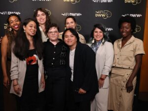 Michelle Krusiec Instagram - Happy 50 years of the AFI Directing Workshop for Women! Proud to be a part of this legacy of filmmakers committed to gender parity in cinema. I’ve found lifelong friendships and another place to call a community. My time there was imperfect, much like filmmaking. Always solving problems in what feels like a fire suit as our class had just started while the world came to a halt. But if my time there had been perfect, I would have been given the false notion that things would be easy. Instead I gained vital skills that taught me being a filmmaker always feels like the vision is within my grasp and reach, but it’s not always the case. You are forced to stretch and stay the course no matter what the unforeseeable circumstances reveal. With every project made, you grow and adapt and if you’re humble enough to learn, you get the privilege to do it again and call yourself a director. This showcase featured the next crop of talented storytellers to fill the shoes of the DWW and I wish this class and the next class my very very best in their journey! Shout out to @whysrl @jamesaheim who I worked with and lent their talents to teams @jomony and Naomi Iwamoto. And loved my chat with @jasonsegel who greeted me like an old friend until we realized we were two actors who just knew of each other 🤓😂 #filmmakerslife #afi  #afidww 🔥🔥🔥🔥
Class 2025 @julia1sabella @jaedirects @graceinthematrix @marissahigh @jazzfacekilla @natashamynhier @karinaripper @posle led by Hanelle M. Culpepper 🤩🤩🤩