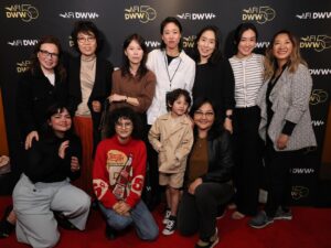 Michelle Krusiec Instagram - Happy 50 years of the AFI Directing Workshop for Women! Proud to be a part of this legacy of filmmakers committed to gender parity in cinema. I’ve found lifelong friendships and another place to call a community. My time there was imperfect, much like filmmaking. Always solving problems in what feels like a fire suit as our class had just started while the world came to a halt. But if my time there had been perfect, I would have been given the false notion that things would be easy. Instead I gained vital skills that taught me being a filmmaker always feels like the vision is within my grasp and reach, but it’s not always the case. You are forced to stretch and stay the course no matter what the unforeseeable circumstances reveal. With every project made, you grow and adapt and if you’re humble enough to learn, you get the privilege to do it again and call yourself a director. This showcase featured the next crop of talented storytellers to fill the shoes of the DWW and I wish this class and the next class my very very best in their journey! Shout out to @whysrl @jamesaheim who I worked with and lent their talents to teams @jomony and Naomi Iwamoto. And loved my chat with @jasonsegel who greeted me like an old friend until we realized we were two actors who just knew of each other 🤓😂 #filmmakerslife #afi  #afidww 🔥🔥🔥🔥
Class 2025 @julia1sabella @jaedirects @graceinthematrix @marissahigh @jazzfacekilla @natashamynhier @karinaripper @posle led by Hanelle M. Culpepper 🤩🤩🤩