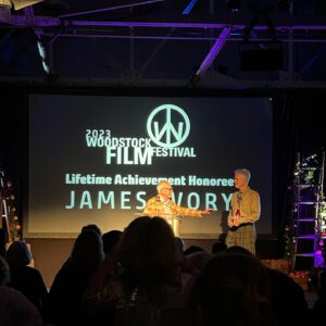 Michelle Krusiec Instagram - Thank you @woodstockfilmfestival for an event filled weekend including a loudly cheering audience for Nian. I watched the mind blowing film INVISIBLE NATION (more on that in a separate post) directed by gifted storyteller @vhopeful. Met award winning filmmaker @brewsterjoe, Nian played alongside his film Black Girls Play also directed by Michele Stephenson. Met father of indie filmmaking Victor Nunez whose film Rachel Hendrix starring Lori Singer won best narrative. And I love when I get to hang with programmers like Amanda Naseem. Our film Nian was nominated for the Mark Braunstein Maverick Award 🙏thanks Charlee Liebskind, Meira Blaustein for the recognition. The awards ceremony honored James Ivory who is 95 and won an Oscar at the age of 87! So moving. My tee is 70s vintage anti police brutality slogan, perfect for Woodstock.