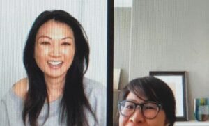 Michelle Krusiec Instagram - Thanks @plutotv @angryasianman @originalspin @theycallusbruce for giving us an opportunity to talk about one of my favorite directors @subwayalice, on screen GF @mslynnchen @_joanchen_ @teddyzee  @briflys @misterhoonlee Jessica Hecht @atoessandoh and more…! Next year is our 20th anniversary and I think @sonyclassics should do a re-release of our film! Who’s with me? #savingface #lgbtq🌈 #romcom #aapiheritagemonth