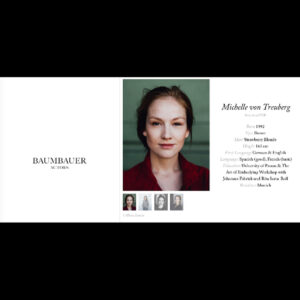 Michelle von Treuberg Instagram - Ich freue mich unglaublich, offiziell ein Teil der wunderbaren @baumbaueractors Familie zu sein! 
Fotos: @zaucke 💗
——
I am incredibly happy to officially be a part of the wonderful @baumbaueractors family! 
#baumbaueractorsfamily #newchapter
