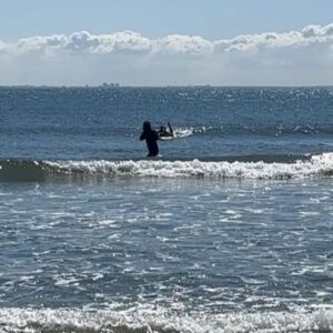 Mickey Sumner Instagram - I can’t describe the joy bursting from my heart watching Akira surf his first wave, and then wave after wave because he loved it so much. Thank you @therasurf @mccarthykevin @charity_britton & of course Reed @reedster_ for making this all possible. The most beautiful day - so full of love and support. #radicalinclusion #respect #advocacy #joy #surfingforall #adaptivesports #disabilityawareness 🤟🤙

So grateful for organizations like @therasurf & @ogdenvalleyadaptive - for making sports accessible and inclusive, so all our babies can take part !! 
Please add any other organizations that do adaptive & inclusive activities- let’s spread the love, awareness & include everyone.
