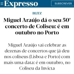 Miguel Araújo Instagram - Oupa!!