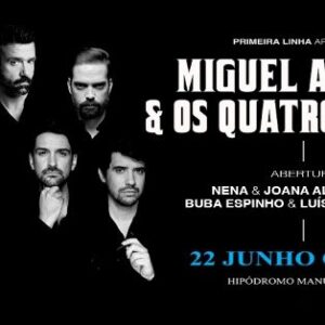 Miguel Araújo Instagram - Hoje de manhã, durante as manhãs da @radiocomercial, soltámos novidades: os concertos de abertura vão ser, à imagem do concerto conjunto entre @osquatroemeia e eu, concertos que juntam duplas que têm tudo para fazer sentido. A @joana.almeirante e a @nena_musica vão juntar as guitarras e as vozes para um concerto único, assim como o @buba_espinho e o @luis.trigacheiro, que também em alinharam em preparam um concerto especial para este dia. Serve esta novidade como advertência: hoje os bilhetes estão a pipocar a desenfreado lume. Além disso mostrámos música nova, "saudade", que sai dia 8 de Março mas já está a rodar em playlist na Rádio Comercial, e reforçamos a notícia menos simpática de que, de facto, este concerto não se irá repetir em mais lado nenhum, nem mesmo na minha cidade do Porto :(

Oupa, todos os trilhos levam a Cascais! 

Link directo para os bilhetes na story.
(Ticketline.pt)