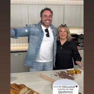 Miguel Maestre Instagram - Wot a fun morning promoting the @goodfoodwine in the @thetodayshow 
So fun with the queen of choc @kirstentibballs 
And legends Silvia and Tim 
Ps : no basque burnt cheesecake was left we ate it all 
Thanks Heidi for helping 

If you can’t be bother to make the cheesecake pop in WW and buy mine 

Try to make my MIGNUMS 😂😂😂😂
So good dip it real good 
@channel9