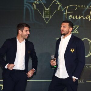 Miguel Veloso Instagram - Ieri una bellissima serata con la famiglia gialloblù per celebrare i 120 anni del club e 1 anno di #HVFoundation! 
🟡🔵 
#Hellas120 #HVFoundation @hellasveronafc