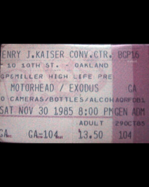 Mike Carroll Instagram - This is a ticket to a concert me and my brother went to when I was 10 and after while waiting for mom to pick us up. We were “slamming” outside with our friends. I I got slammed and accidentally fell down back into a newspaper stand and cut the back of my👂. I had to get stitches and the scar became a keloid. The birth of “The Bubble” aka “Bubbles”

Fast forward to today I’m stoked for the @rileyhawk @lakailtd @officialmotorhead project. 
My 10 year old self would have never dreamed I’d be apart of a project like this @rileyhawk #LakaiXMotorhead 💪🏼👶🏻