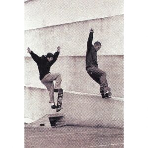 Mike Carroll Instagram - #DoublesLife 95-96ish 📸: @brycekanights 
Me and @nickydiamonds skatin Bryce's jump ramp at Fort Mason in SF. 
#JumpRampingAroundTheCityDay 
Repost: @koolmoeleo
