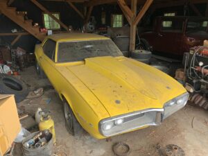 Mike Finnegan Instagram - 3 years ago in the middle of the pandemic we drug this ‘67 Pontiac Firebird out of a barn and got it running. 8 miles later the big block ate a cam lobe. A new engine and @gearstar TH400 were installed and the car ran a string of 9 second passes and completed Rocky Mountain Raceweek 2.0.  Tomorrow I try to run an 8 second pass with a supercharged @dartmachinery 540ci big block Chevy.  Wish me luck!