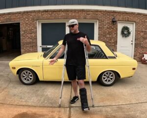 Mike Finnegan Instagram - Right now I’m giving away an amazing batch of tools and supplies from @wirecare_inc to help you fix the wiring in your car just like we just did my Datsun. All you have to do is watch the new episode of Finnegan’s Garage on YT and leave my favorite comment. The best won wins the grand prize of a complete Powersports wiring kit that includes badass weatherproof Deutch connectors and the tool to install them and three runner-ups are going to receive a free signature series cable tie kit, which features cable ties that cut themselves. For real! All you do is pull them right and twist the tail right off using your bare hands. Click the link in my IG profile to start commenting and this could stuff could also be yours. And if you don’t care about tools you can just watch the video and get an update on my 510 and my busted leg. lol. Either way, happy Sunday and screw daylight savings time because I am now an hour late making this post. lol