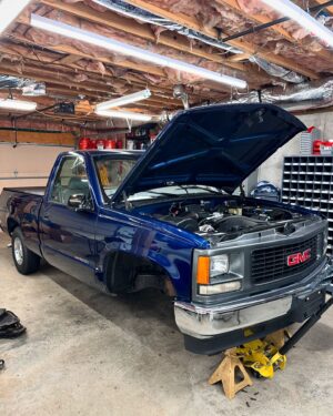 Mike Finnegan Instagram - So much good stuff happening right now.  First I began lowering my 1998 GMC Sierra W/T, which is the one I road-tripped home from Texas and that still has barely 13,000 miles on the odometer. I just dropped a video about converting the front of the truck to @ridetechsuspension coilovers. Also, there’s still time to get in on the massive giveaway happening on my website, FSMGARAGE.com. You could win my 1970 Datsun 510, motorsports wiring kits from @wirecare_inc and autographed FSM merch. Plus, right now at @autozone you can save $4.00 on two bottles of @blingsauceofficial Platinum lineup of car care products. There’s more info in today’s episode of Finnegan’s Garage. Find it on YouTube or just click the link in my instagram bio. #happysunday