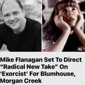 Mike Flanagan Instagram - We here at Red Room are so excited to embark on this project with our friends at Blumhouse, Universal, Morgan Creek and Intrepid Pictures. More to come!

#theexorcist #redroompictures