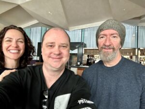 Mike Flanagan Instagram - Hello Galway! Woke up this morning in Dublin, and had coffee with a filmmaker I admire a great deal. Thanks John Carney for the fine conversation, and of course for your amazing films!