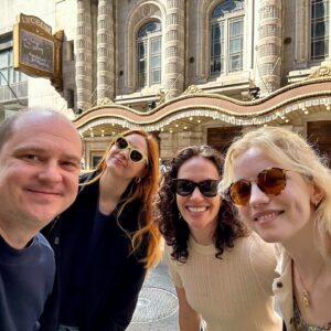 Mike Flanagan Instagram - Got to enjoy GREY HOUSE on Broadway today with some excellent company. The show was really good, highly recommend checking it out! #greyhousebway