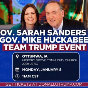 Mike Huckabee Instagram - I hope to see you there!