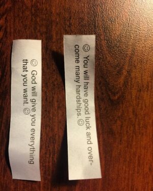 Mike Huckabee Instagram - In Fallon NV tonight. Had Chinese food and in my fortune cookie had not one but 2 fortunes. I guess this pretty well settles it!