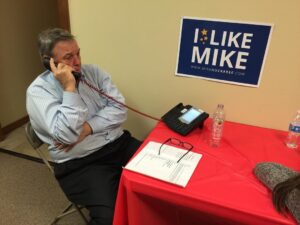 Mike Huckabee Instagram - Congressman Duncan Hunter burning up the phone lines! #imwithhuck