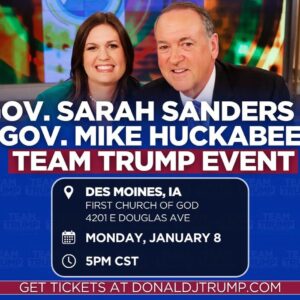 Mike Huckabee Instagram - I hope to see you there!