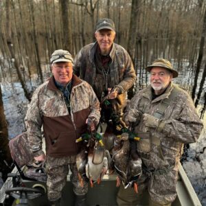 Mike Huckabee Instagram - Duck season resumed in Arkansas today & was a great day hunting at 5 Oaks Lodge-got limits of Mallards in just under an hour. Arkansas is duck hunting capital of the world!