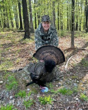 Mike Huckabee Instagram - Opening day of turkey season in Arkansas! Janet and I both got nice gobblers. Kudos to her for a 66 yd shot with a 20 gauge (Measured the distance.  Red dot scope and heck of a shot). I love turkey hunting.  The meat is already in the freezer.